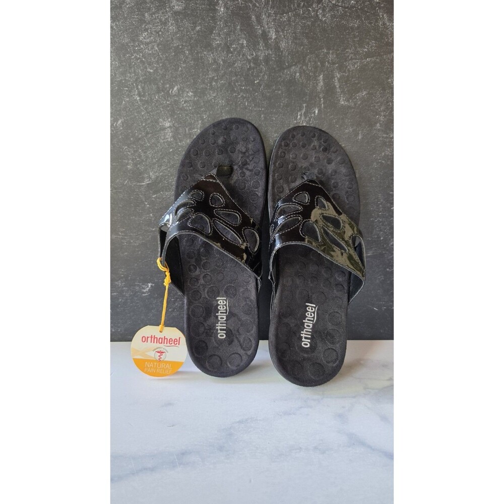 Orthaheel Women's Black Sandals Style Maui Size US 8